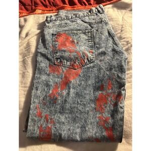 Red Paint Splatter Evolution In Design Size 46 Distressed‎